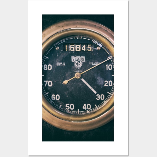 Vintage Speedometer Wall Art by David Lichtneker